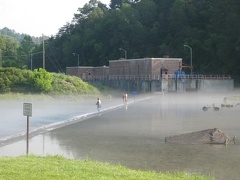 People on the Weir